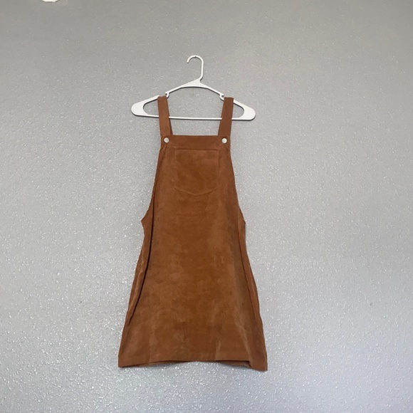 Corduroy Overall Dress - Picture 1 of 2